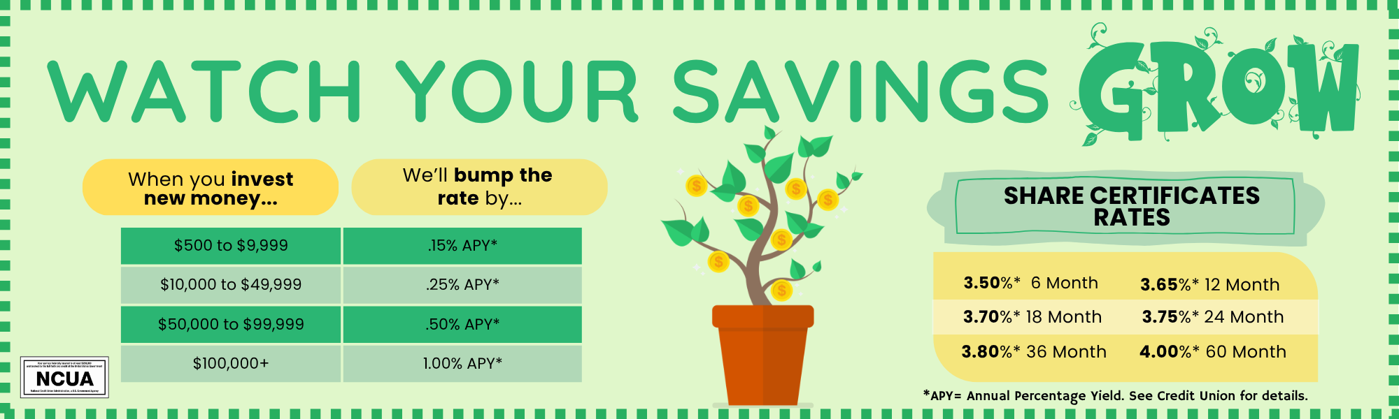 Watch your savings grow